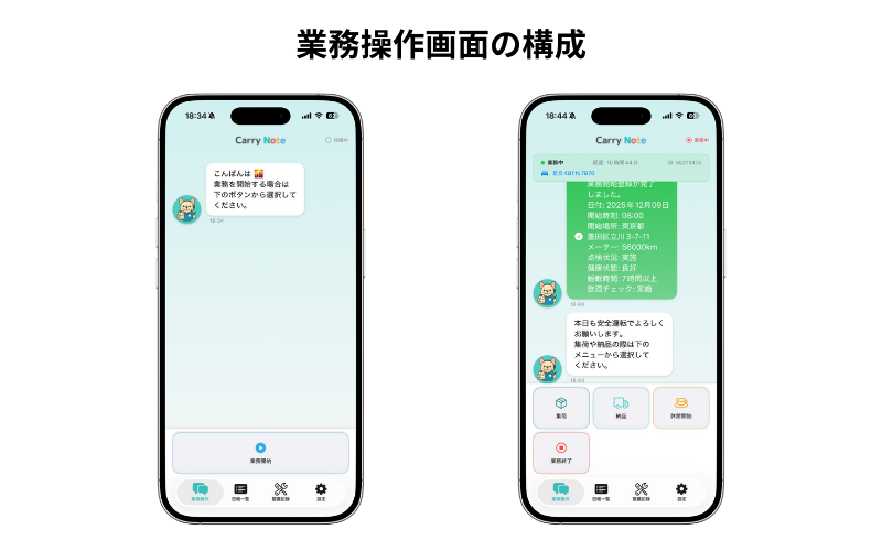 日報の日付を選択