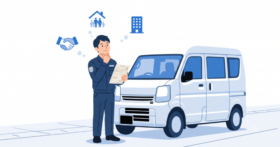 軽貨物の黒ナンバー名義変更とは？必要書類・手続きの流れ・費用を解説【2026年最新】アイキャッチ